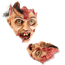SALE Zerstckelter Zombie-Kopf mit Haar