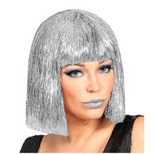 NEU Percke Glitterfolie, silber