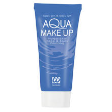 NEU Profi-Aqua-Schminke auf Wasserbasis, fr Karneval, Kinderschminken & Theater, 30 ml, Blau