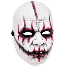 Halloween Maske Evil Joker, wei
