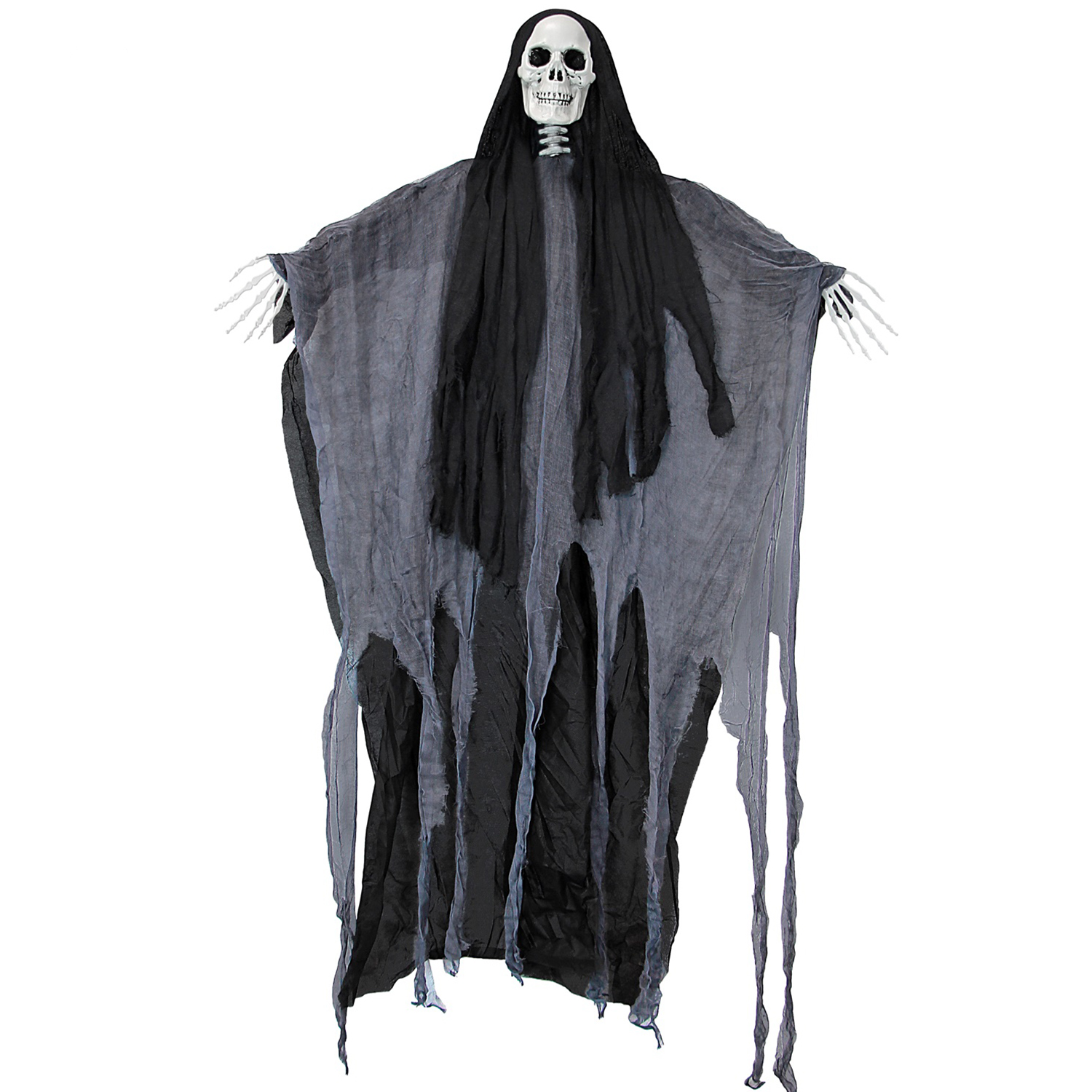 NEU Halloween-Figur SENSENMANN, Lnge: 153 cm, Schwarz