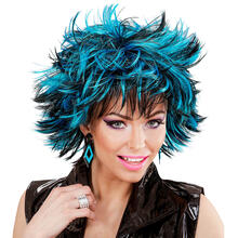 NEU Percke Steamy, schwarz-blau