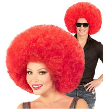 NEU Percke Riesenafro, rot