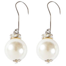 SALE Ohrringe weiße Perlen