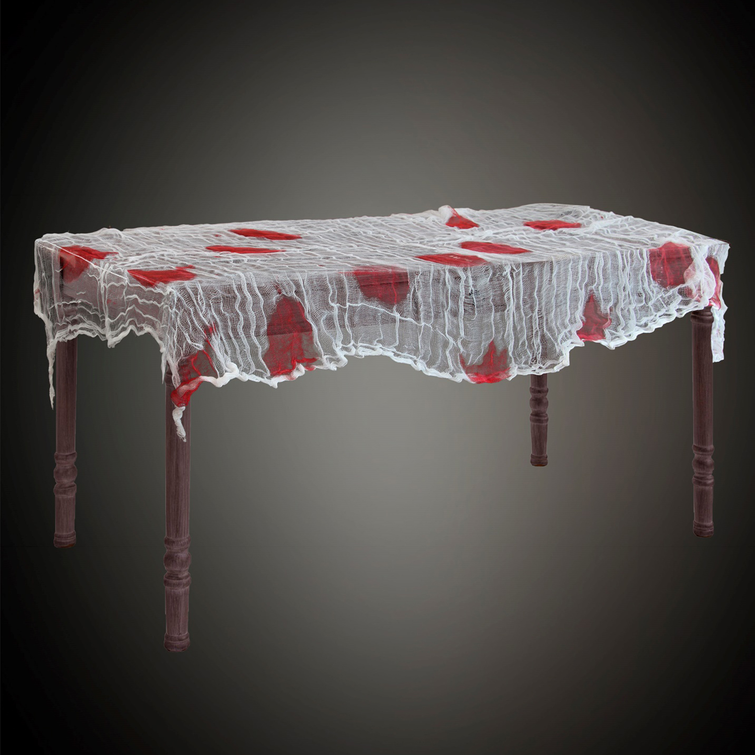 NEU Halloween Blutiger Mullstoff als Deko, Tischdecke & Co., 180 x 80cm