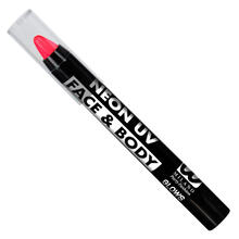 NEU Neon-Schminkstift auf Wasserbasis, herausdrehbar, leuchtet unter UV-Licht, 3,5 ml, Pink