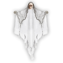 NEU Halloween-Deko-Figur Sensenmann, ca. 61 cm, Weiß
