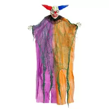 SALE Halloween-Deko-Figur Horror-Clown, ca. 66 cm, Bunt