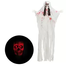 SALE Halloween-Deko-Figur SKELETT BRAUT, blinkend, Größe ca. 170 cm
