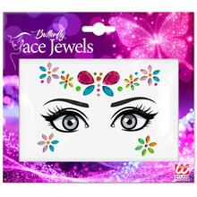 Glitzersteine f�rs Gesicht, Schmetterling