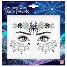 Glitzersteine f�rs Gesicht, schwarze Witwe