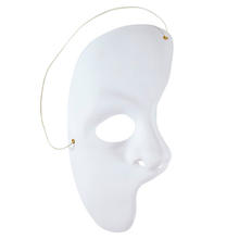 Maske Phantom, Kunststoff, Weiß