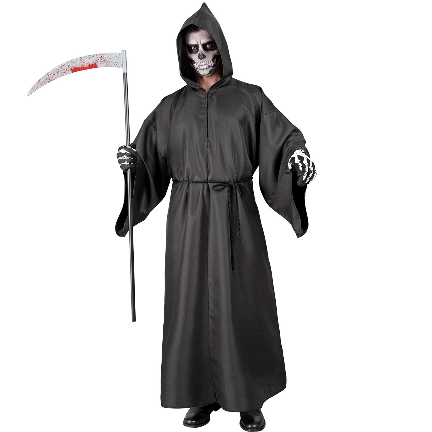 NEU Herren-Kostm Sensenmann Umhang, Gr. S-M