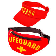 NEU Accessoire-Set Rettungsschwimmer / Lifeguard, Schirmmtze und Bauchtasche