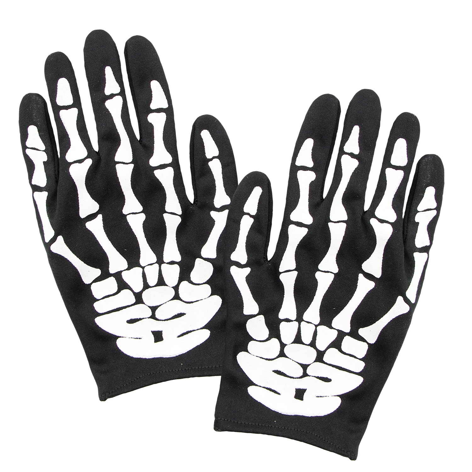 NEU Skelett-Handschuhe Erwachsenengröße, 2 Stück