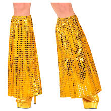 NEU Beinstulpen 70er-Disco Style, gold