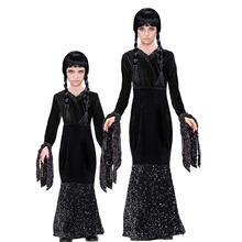 NEU Kinder-Kostm Schwarzes Halloweenkleid, Gr. 116