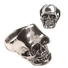 SALE Ring Totenkopf deluxe, silber