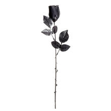 Schwarze Rose, 44 cm