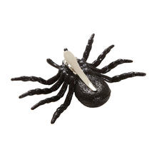 Haarspange Glitter Spinne, schwarz