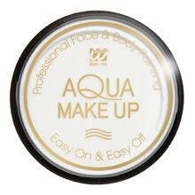 NEU Profi-Aqua-Schminke auf Wasserbasis, fr Karneval, Kinderschminken & Theater, 10 ml, Wei