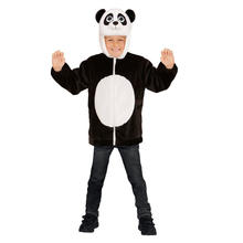 Kinder-Kostm Plschjacke Panda, Gr. 92-98