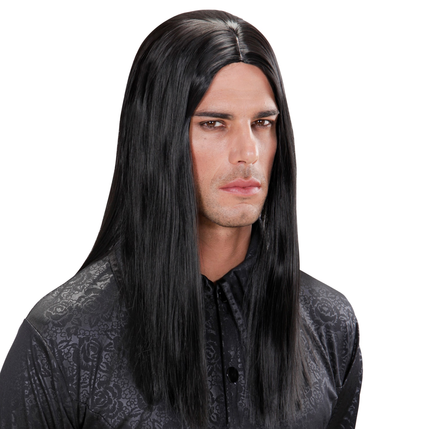 NEU Dream-Hair-Percke Mnner-Langhaar, schwarz