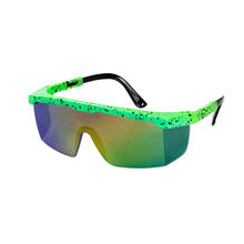 NEU Brille 80ies, neon-grn