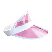Schirmmtze rosa, 80er-Jahre Visier - Visor 80ies