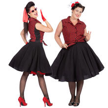 Premium-Line Damen-Kostüm Rockabilly Rizzo - Verschiedene Größen (36-48)