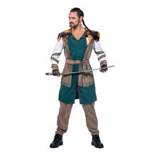 NEU Herren-Kostm Wikinger-Krieger inkl. Oberteil, Hose und Grtel, Gr. S