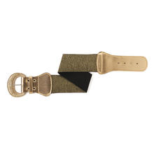 Grtel mit groer Schnalle, gold