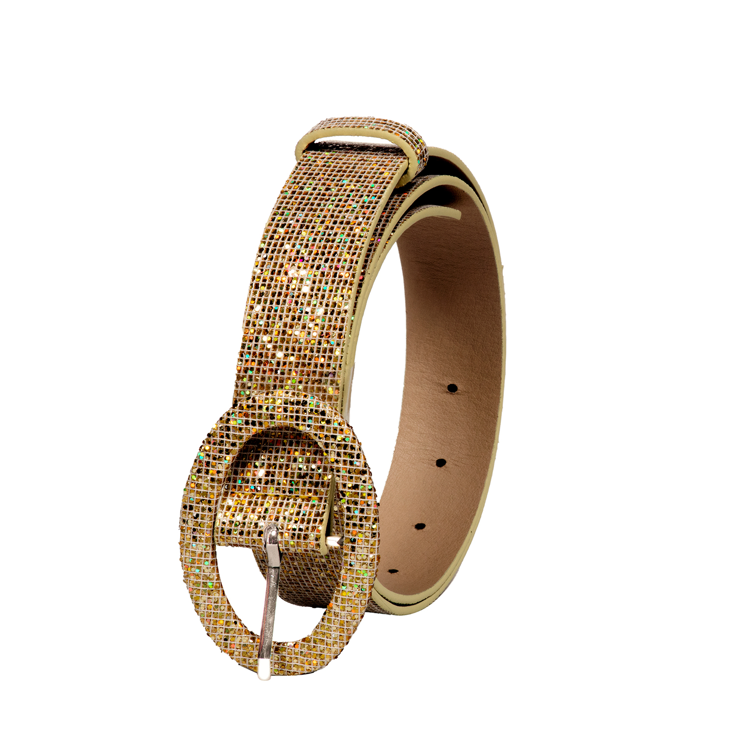 NEU Glitzer-Grtel, gold, Einheitsgre