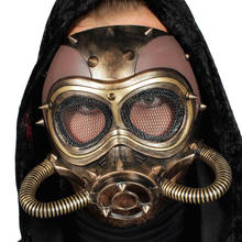 Maske Steampunk Gasmaske, bronze