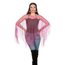 Netz-Poncho, pink, Einheitsgre
