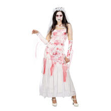 NEU Damen-Kostm Halloween-Braut, inkl. Schleier und Armstulpen, Gre: 34-36