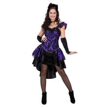 SALE Damen-Kostm Burlesque lila, Gr. 34