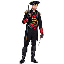 Herren-Kostüm Streifen Pirat, Gr. 48