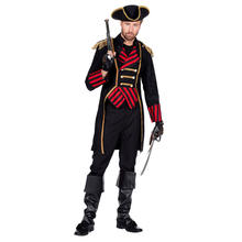 Herren-Kostüm Streifen Pirat, Gr. 58-60