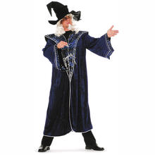 Herren-Kostüm Zauberer, dunkelblau, Gr. 50-52