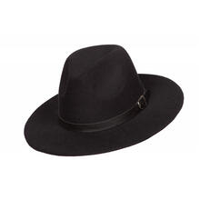 NEU Hut Cowboyhut Wollfilz, schwarz, Einheitsgre