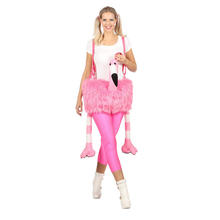 Damen-Kostüm Flamingo, Einheitsgröße