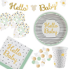 NEU Hello Baby - Verschiedene Partyartikel