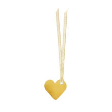 SALE Namensschild Herz, ca. 5 cm, gold, 12 Stck