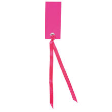 SALE Namensschilder, 3x7 cm, fuchsia 12 Stck