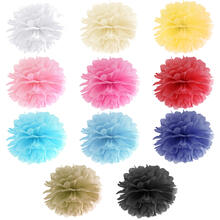 Seidenpapier Pompoms / Papierblumenb�lle, 25 cm - Verschiedene Farben