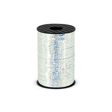 Kunststoffband - Holografisch-Silber, Breite 5mm, L�nge 225m