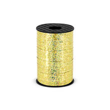 Kunststoffband � Holografisch-Gold, Breite 5mm, L�nge 225m