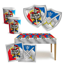 Ritter & Wappen Party Serie - Verschiedene Geburtstagsartikel