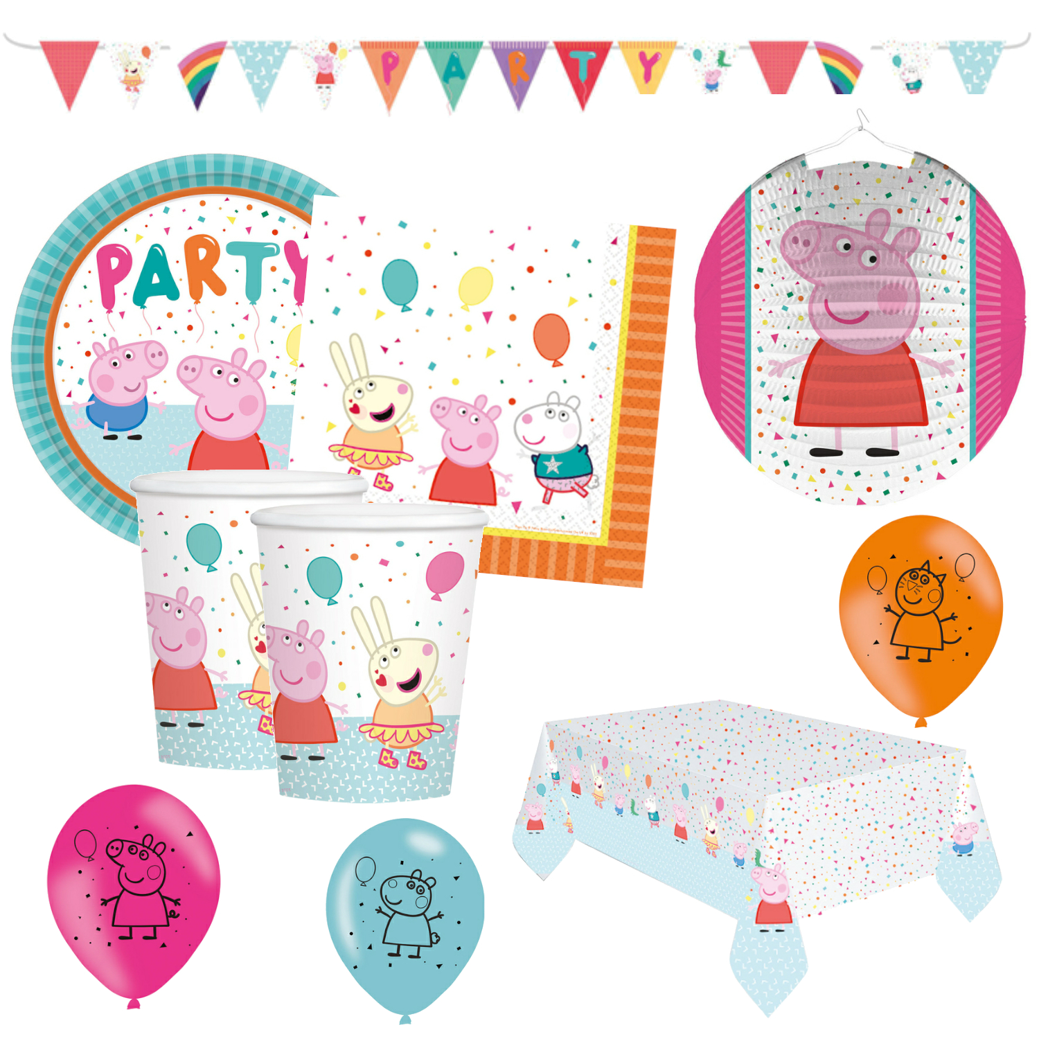 SALE Peppa Wutz Party Serie - Verschiedene Geburtstagsartikel